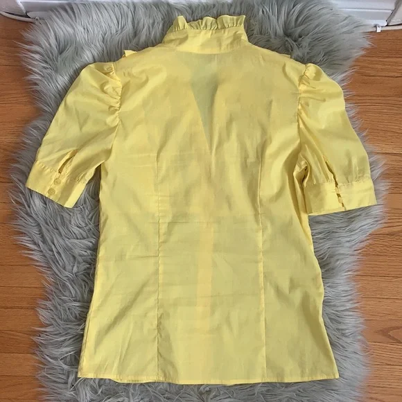 Puff Sleeve Ruffle Blouse - Picture 2 of 3